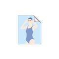 Picture of Swim Competition II  _GroupedProduct_Rectangle_Portrait_Unframed_Print_Only_