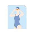 Picture of Swim Competition II  _GroupedProduct_Rectangle_Portrait_Unframed_Print_Only_
