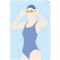 Picture of Swim Competition II  _GroupedProduct_Rectangle_Portrait_Unframed_Print_Only_