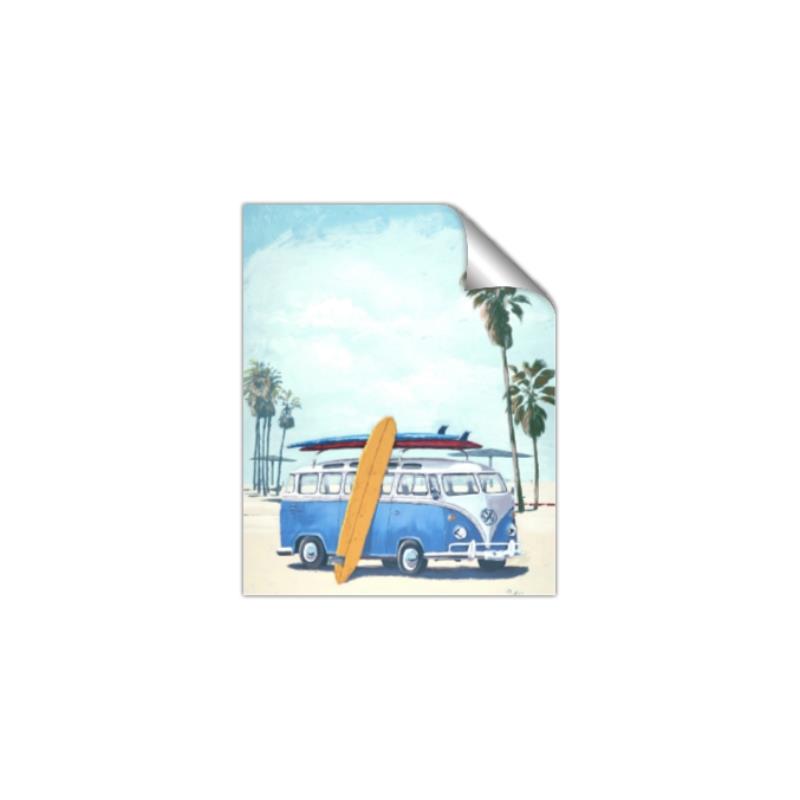 Picture of Surf board _GroupedProduct_Rectangle_Portrait_Unframed_Print_Only_