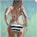 Picture of Beach Bum  _GroupedProduct_Square_Unframed_Print_Only_