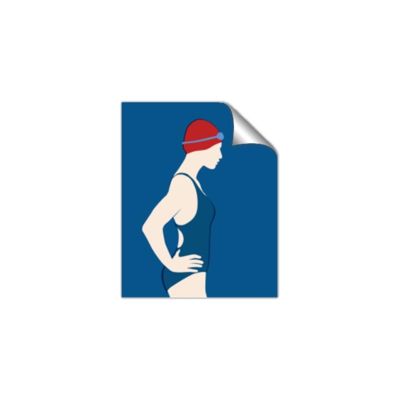 Picture of Swim Competition III  _GroupedProduct_Rectangle_Portrait_Unframed_Print_Only_