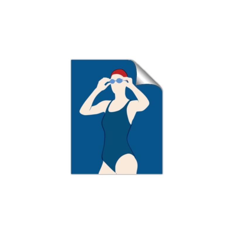Picture of Swim Competition IV  _GroupedProduct_Rectangle_Portrait_Unframed_Print_Only_