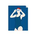 Picture of Swim Competition IV  _GroupedProduct_Rectangle_Portrait_Unframed_Print_Only_