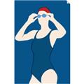 Picture of Swim Competition IV  _GroupedProduct_Rectangle_Portrait_Unframed_Print_Only_