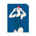 Picture of Swim Competition IV  _GroupedProduct_Rectangle_Portrait_Unframed_Print_Only_