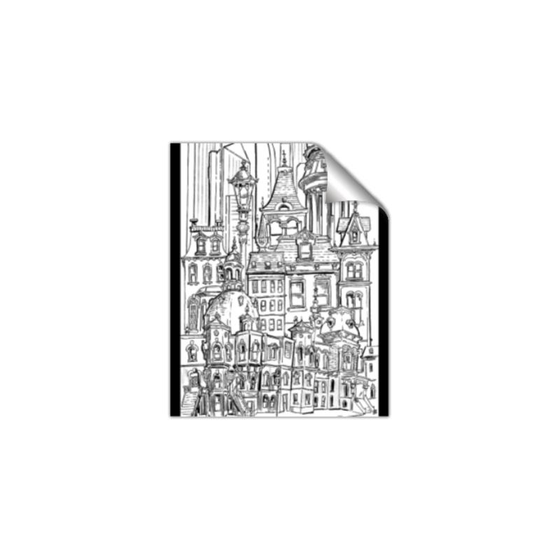 Picture of City Sketch I _GroupedProduct_Rectangle_Portrait_Unframed_Print_Only_