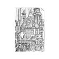 Picture of City Sketch I _GroupedProduct_Rectangle_Portrait_Unframed_Print_Only_