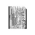 Picture of City Sketch II _GroupedProduct_Rectangle_Portrait_Unframed_Print_Only_