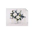 Picture of White Roses _GroupedProduct_Rectangle_Landscape_Unframed_Print_Only_