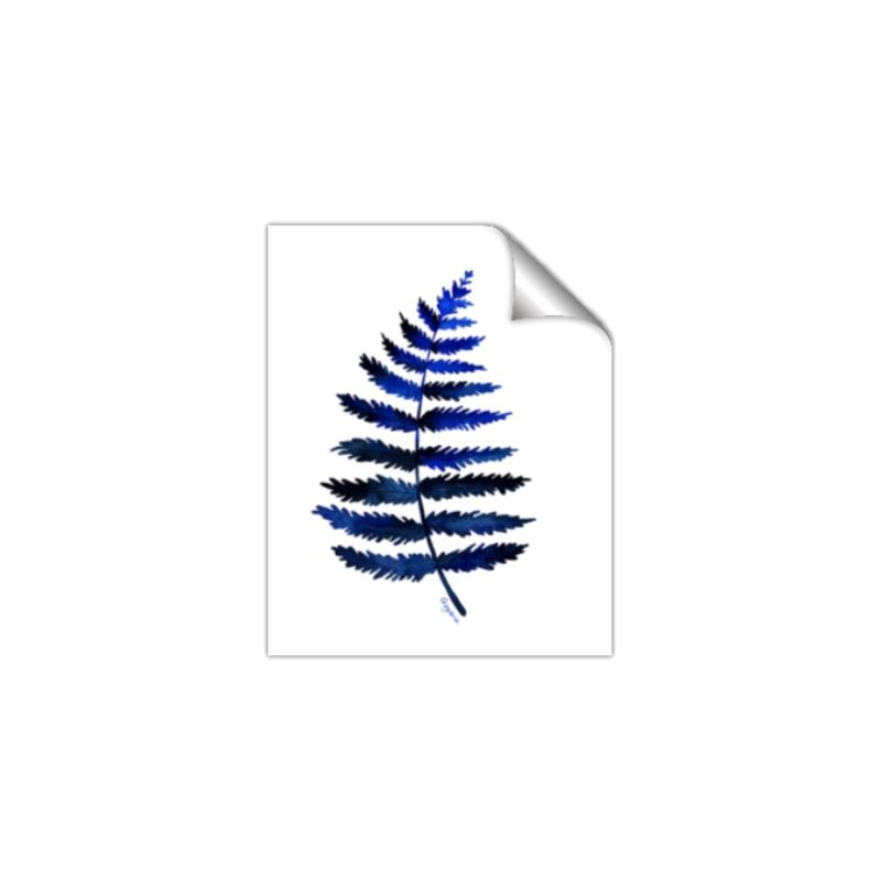 Picture of Indigo Fern  _GroupedProduct_Rectangle_Portrait_Unframed_Print_Only_