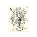 Picture of Drawn Florals II  _GroupedProduct_Rectangle_Portrait_Unframed_Print_Only_