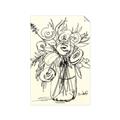 Picture of Drawn Florals II  _GroupedProduct_Rectangle_Portrait_Unframed_Print_Only_