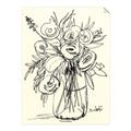 Picture of Drawn Florals II  _GroupedProduct_Rectangle_Portrait_Unframed_Print_Only_