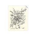 Picture of Drawn Florals III  _GroupedProduct_Rectangle_Portrait_Unframed_Print_Only_