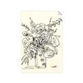 Picture of Drawn Florals III  _GroupedProduct_Rectangle_Portrait_Unframed_Print_Only_