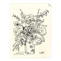 Picture of Drawn Florals III  _GroupedProduct_Rectangle_Portrait_Unframed_Print_Only_