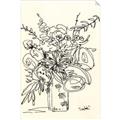 Picture of Drawn Florals III  _GroupedProduct_Rectangle_Portrait_Unframed_Print_Only_