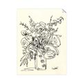 Picture of Drawn Florals III  _GroupedProduct_Rectangle_Portrait_Unframed_Print_Only_