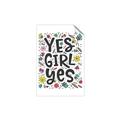 Picture of Yes Girl  _GroupedProduct_Rectangle_Portrait_Unframed_Print_Only_