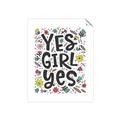 Picture of Yes Girl  _GroupedProduct_Rectangle_Portrait_Unframed_Print_Only_