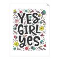 Picture of Yes Girl  _GroupedProduct_Rectangle_Portrait_Unframed_Print_Only_