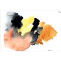 Picture of Watercolor with Orange _GroupedProduct_Rectangle_Landscape_Unframed_Print_Only_