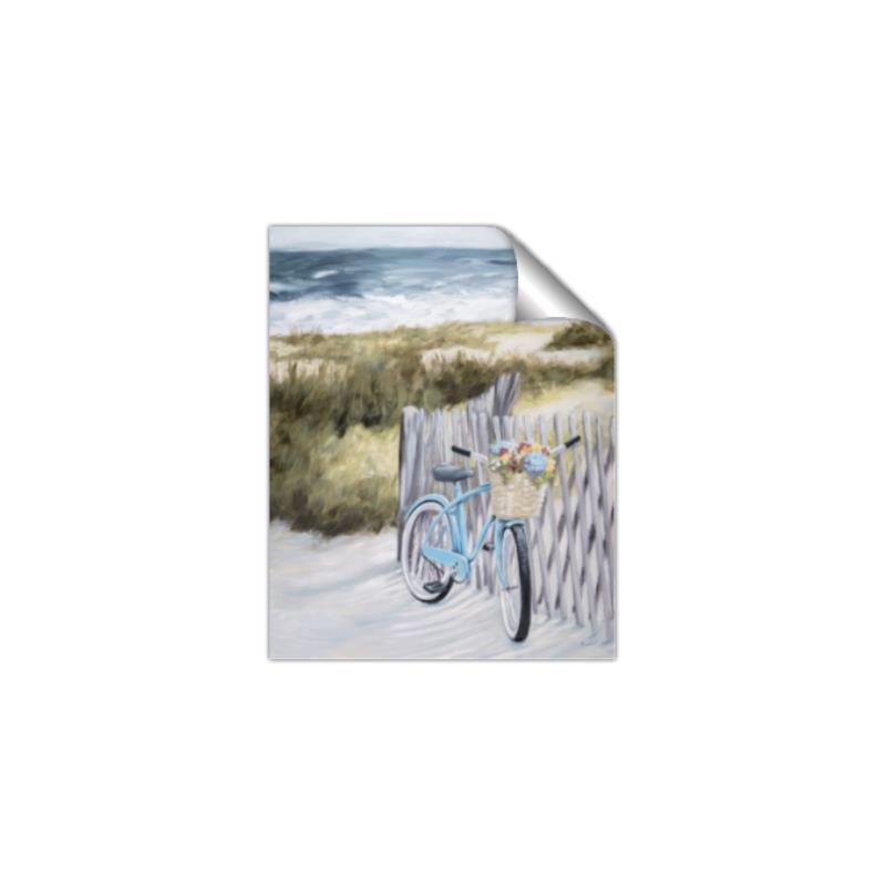 Picture of Biked to the Beach  _GroupedProduct_Rectangle_Portrait_Unframed_Print_Only_