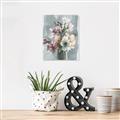 Picture of Coloured flower in pot I _GroupedProduct_Rectangle_Portrait_Canvas_