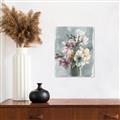 Picture of Coloured flower in pot I _GroupedProduct_Rectangle_Portrait_Canvas_