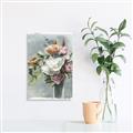 Picture of Coloured flower in pot II _GroupedProduct_Rectangle_Portrait_Canvas_