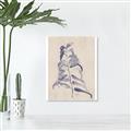 Picture of Blue Botanical I  _GroupedProduct_Rectangle_Portrait_Canvas_