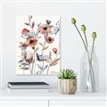 Picture of Pink Poppy Linen _GroupedProduct_Rectangle_Portrait_Canvas_