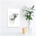 Picture of Moose Charcoal _GroupedProduct_Rectangle_Portrait_Canvas_