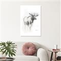Picture of Moose Charcoal _GroupedProduct_Rectangle_Portrait_Canvas_