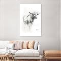 Picture of Moose Charcoal _GroupedProduct_Rectangle_Portrait_Canvas_