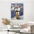 Picture of White Flower in Vase l _GroupedProduct_Rectangle_Portrait_Canvas_