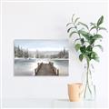 Picture of River After the Snowfall _GroupedProduct_Rectangle_Landscape_Canvas_