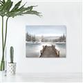 Picture of River After the Snowfall _GroupedProduct_Rectangle_Landscape_Canvas_