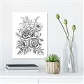 Picture of Sketched Flower I _GroupedProduct_Rectangle_Portrait_Canvas_