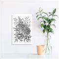 Picture of Sketched Flower II  _GroupedProduct_Rectangle_Portrait_Canvas_