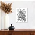 Picture of Sketched Flower II  _GroupedProduct_Rectangle_Portrait_Canvas_
