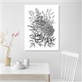 Picture of Sketched Flower II  _GroupedProduct_Rectangle_Portrait_Canvas_