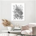 Picture of Sketched Flower II  _GroupedProduct_Rectangle_Portrait_Canvas_