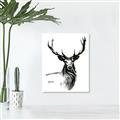 Picture of Sketched Deer  _GroupedProduct_Rectangle_Portrait_Canvas_