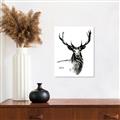 Picture of Sketched Deer  _GroupedProduct_Rectangle_Portrait_Canvas_