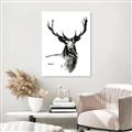 Picture of Sketched Deer  _GroupedProduct_Rectangle_Portrait_Canvas_