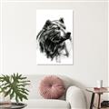 Picture of Sketched Bear _GroupedProduct_Rectangle_Portrait_Canvas_