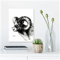 Picture of Sketched Ram _GroupedProduct_Rectangle_Portrait_Canvas_