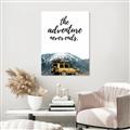 Picture of The Adventure Never Ends _GroupedProduct_Rectangle_Portrait_Photography _GroupedProduct_Rectangle_Portrait_Canvas_